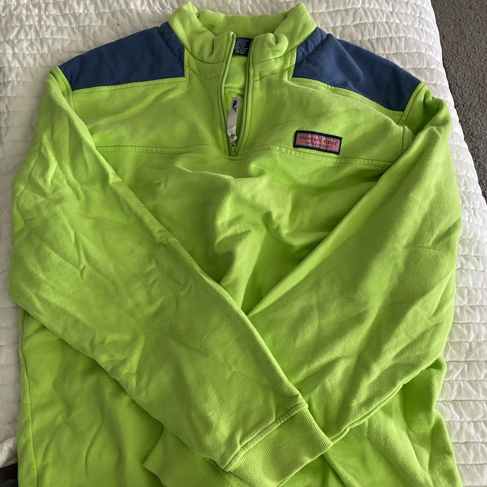 NWOT Green & Blue Vineyard Vines Shep Shirt